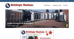 Desktop Screenshot of anhaenger-neuhaus.de