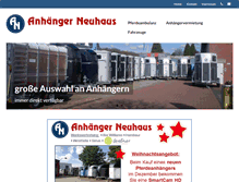 Tablet Screenshot of anhaenger-neuhaus.de